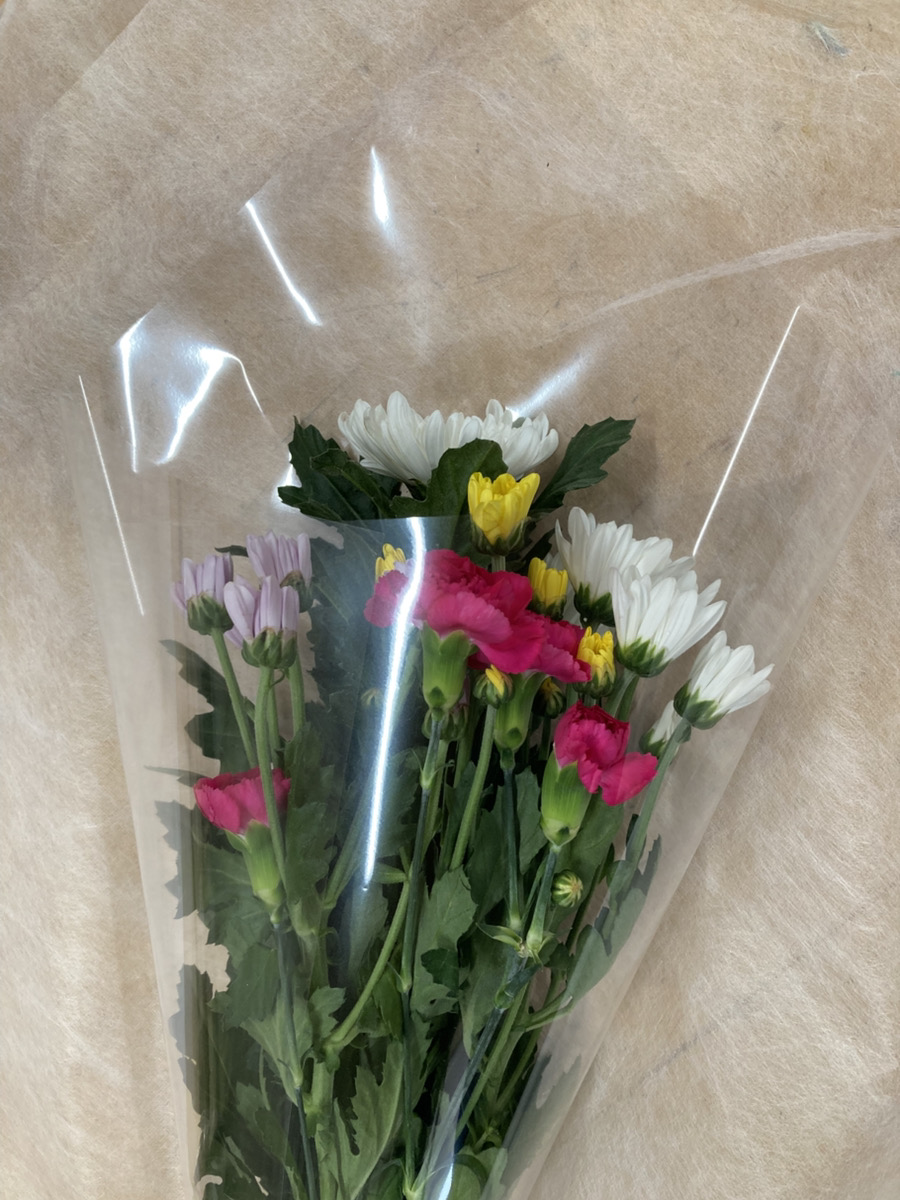 花束の見本の写真